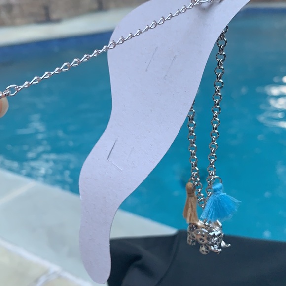 New Ankle Bracelet Elephant w: tassel + 3” ext. - Picture 5 of 6